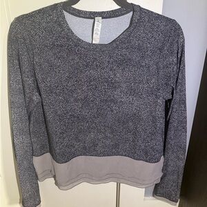 Lululemon Gray Boxy long sleeve shirt